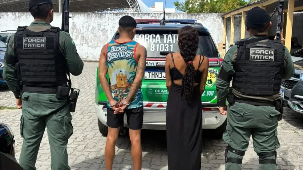 Mãe e filho são presos por tráfico em Fortaleza; drogas estavam escondidas em máquina de lavar