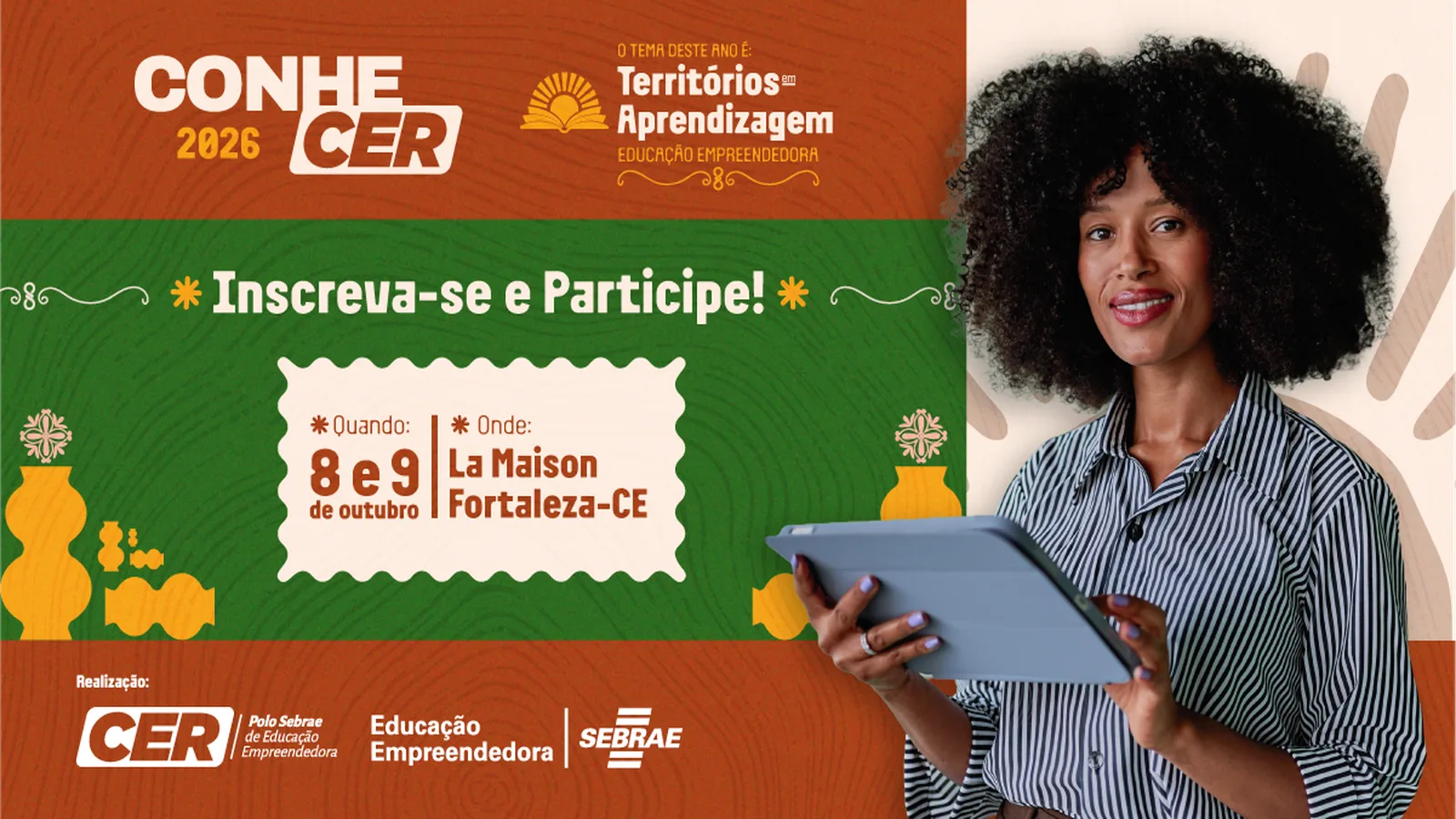 Educação empreendedora e aprendizagem territorial são destaques do ConheCER 2026