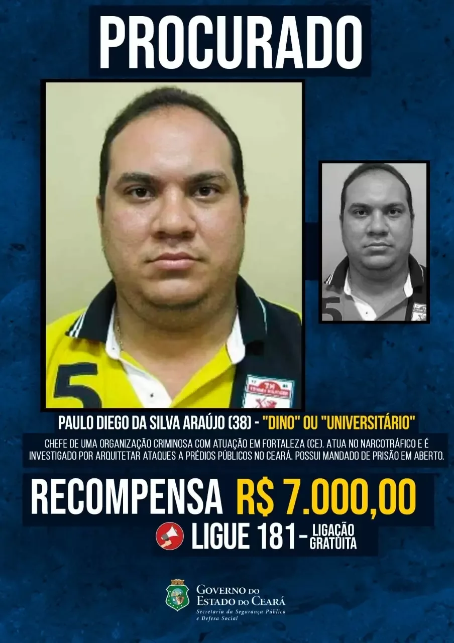 Chefe de facção que colocou carro-bomba ao lado da Assembleia é preso