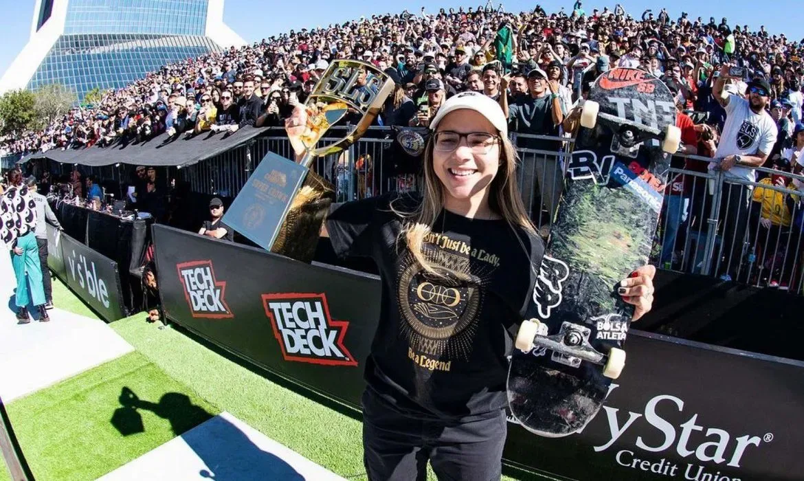 Skate street: Pâmela Rosa é bicampeã mundial em dobradinha brasileira com Rayssa Leal
