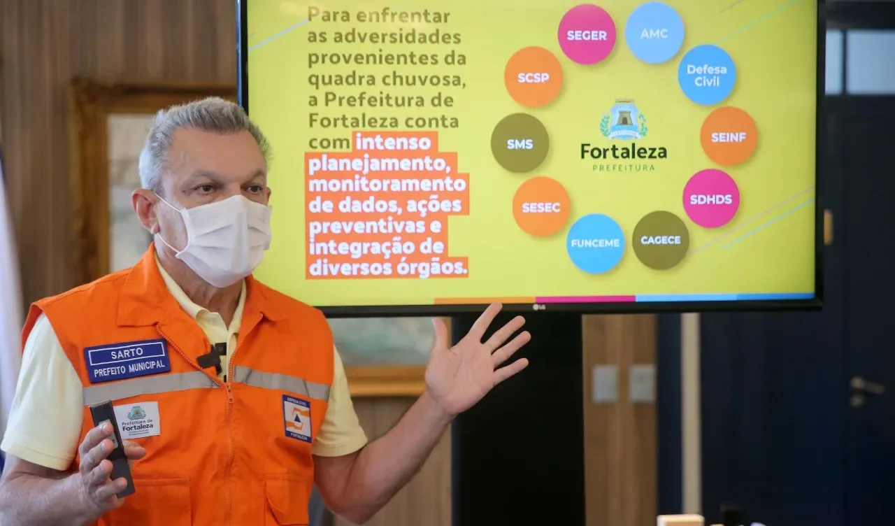 Prefeitura divulga plano de ações preventivas e assistenciais para a quadra chuvosa em Fortaleza