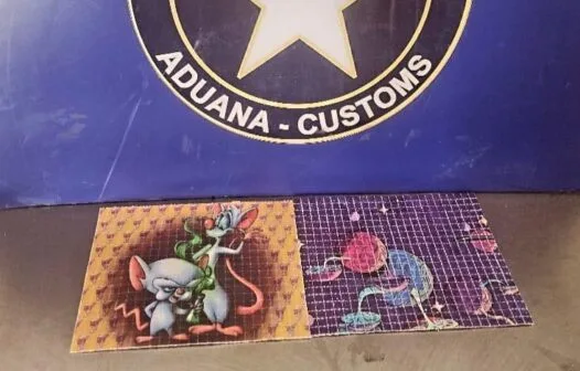 Com desenhos animados para atrair consumidores, droga semelhante ao LSD é apreendida em Fortaleza
