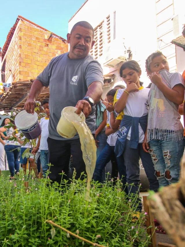 Escolas de Fortaleza iniciam implantação de sistema de reciclagem de resíduos orgânicos