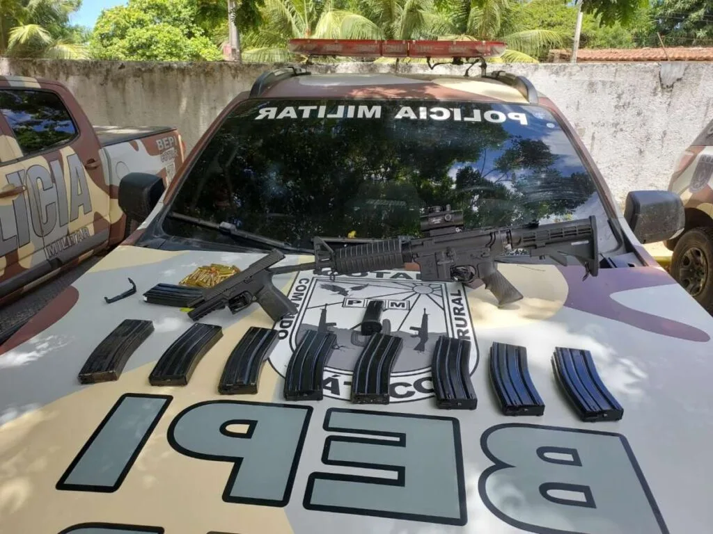 Polícia apreende quase 100 armas de fogo em oito dias no Ceará