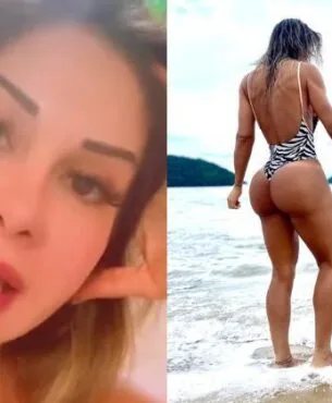 Maíra Cardi nega ter silicone no bumbum: '90% é alimentação'