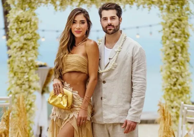 Esposa de Alok se justifica por escolha de look em casamento
