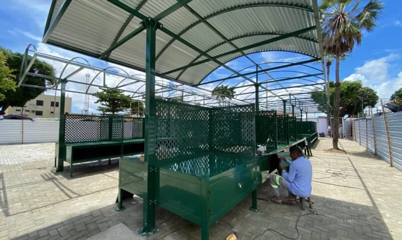 Feira do Mercado da Messejana terá 288 boxes com estrutura fixa e quatro quiosques