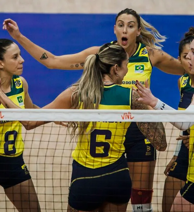 Vôlei: Brasil bate Coreia do Sul em Brasília pela Liga das Nações
