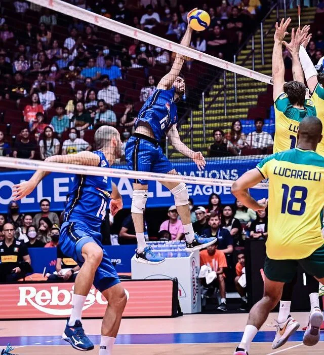 Vôlei: Brasil perde para Itália na abertura da 3ª semana da Liga das Nações