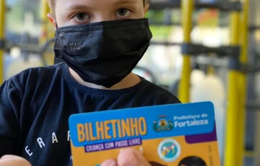 Bilhetinho facilita gratuidade de crianças nos ônibus de Fortaleza; saiba como solicitar o documento