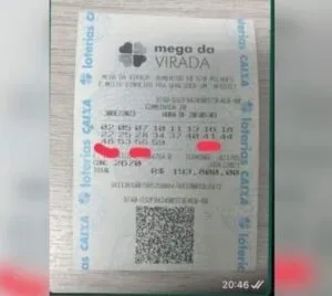 Apostador investe R$ 193 mil em jogo de 20 números da Mega da Virada, mas acerta só três dezenas