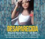 Polícia Civil investiga desaparecimento de adolescente em Fortaleza