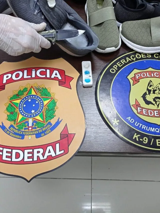 Passageiros colombianos são presos com cocaína no Aeroporto de Fortaleza antes de embarcar para Paris