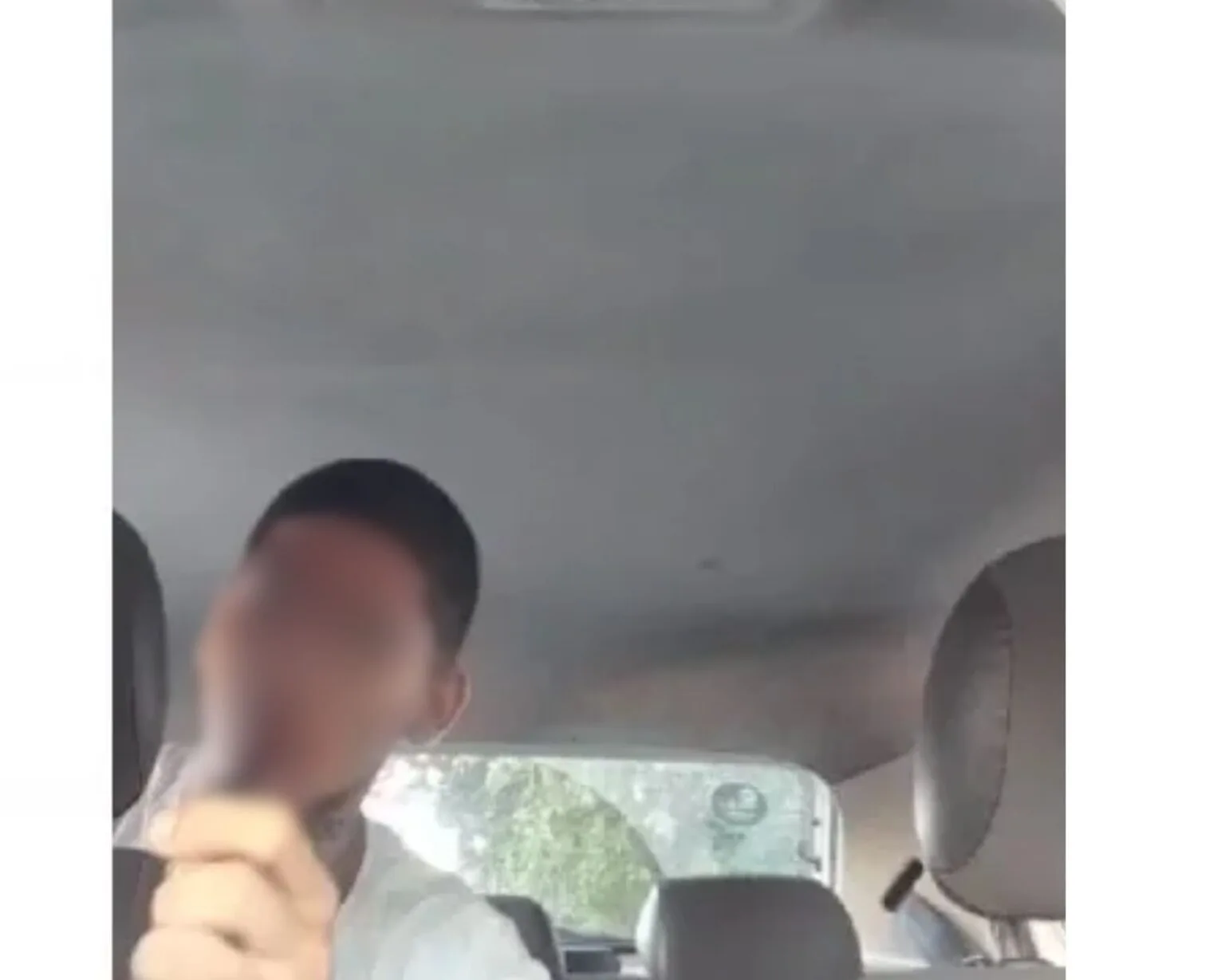 Câmera dentro de carro por aplicativo registra assalto a motorista em Fortaleza