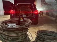Operação policial apreende mais de mil metros de cabos de energia furtados em Aracati