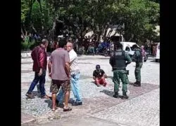 Tiroteio no Mercado São Sebastião: homem é preso após ameaçar policiais no Centro de Fortaleza
