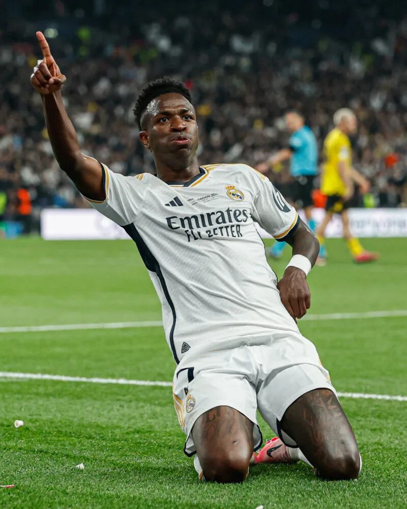 Vini Jr. é primeiro brasileiro a marcar em duas finais da Champions League