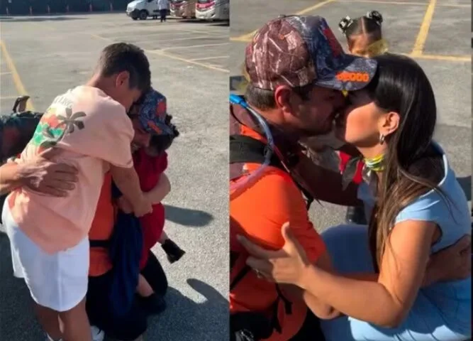 Simone Mendes celebra reencontro com o marido após retiro espiritual