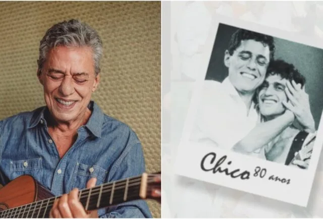 Caetano Veloso posta vídeo e homenagem aos 80 anos de Chico Buarque: 'nunca deixei de amar'