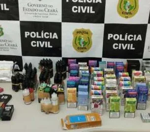Dupla é presa com cigarros eletrônicos em Limoeiro do Norte