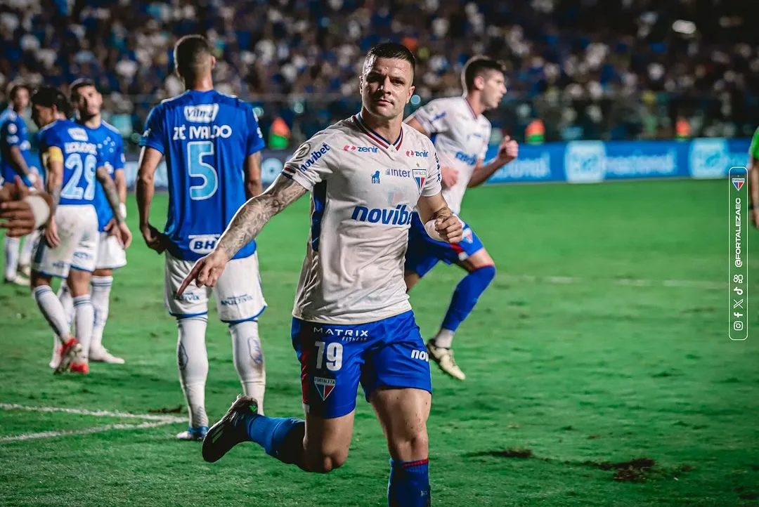 Fortaleza vence Cruzeiro por 2 a 1 jogando fora e assume 3ª colocação na Série A