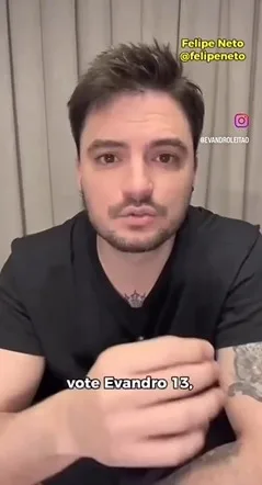 Felipe Neto declara apoio a Evandro Leitão e faz duras críticas a André Fernandes: "Não tem experiência nenhuma de gestão"