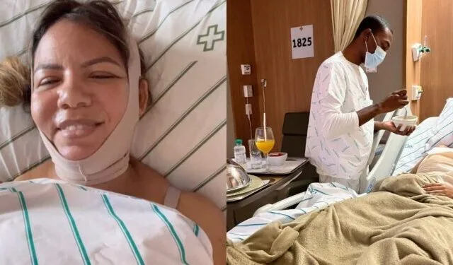 Mani Reggo, ex-mulher de Davi Brito, passa por cirurgia plástica e tranquiliza seguidores