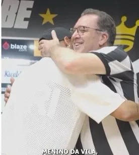 Marcelo Teixeira 'fura' Santos e anuncia Neymar: 'Bem-vindo de volta, menino da Vila'