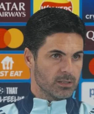 Arteta diz que Arsenal vai para cima do Real Madrid nas quartas da Liga dos Campeões