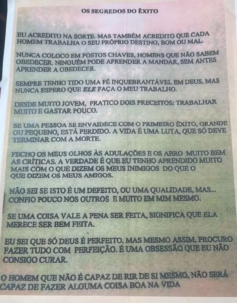 Carta de Silvio Santos com “segredos do sucesso” é encontrada e revelada pela família 