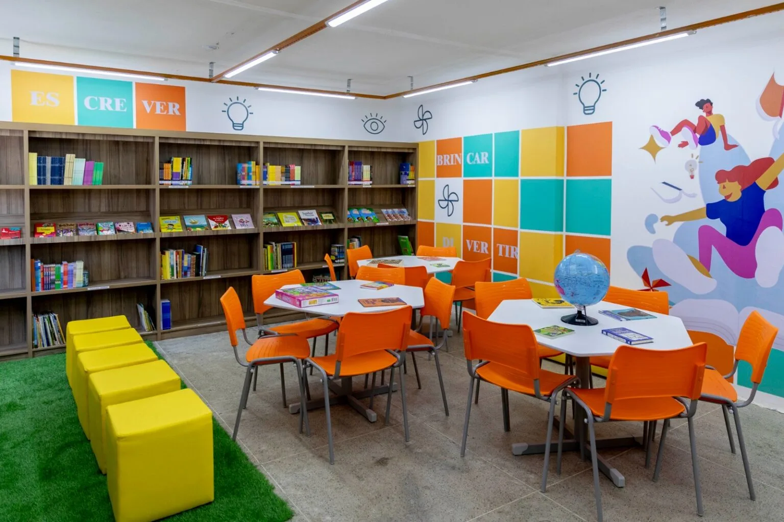 Projetos “Ventos do Saber” e “Territórios da Leitura” inauguram bibliotecas em escolas públicas da Grande Fortaleza