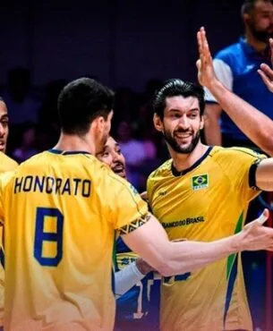 Brasil vira sobre a Eslovênia e garante medalha de bronze na Liga das Nações de vôlei