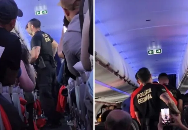 Voo da Latam com destino a Fortaleza desvia para Brasília; passageiro é retirado de avião pela PF por mau comportamento