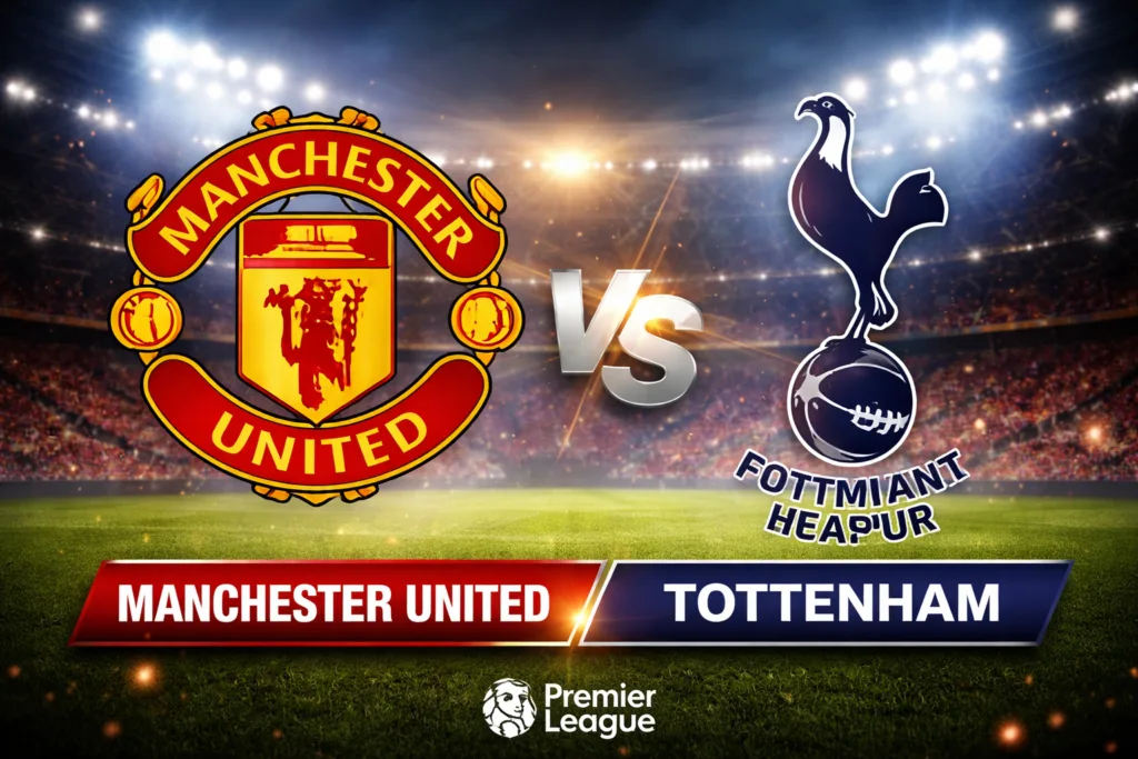 Manchester United x Tottenham: onde assistir ao vivo, horário e escalações