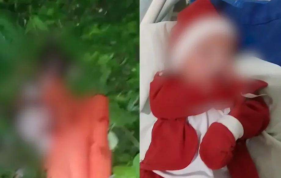 Bebê é resgatada após ser abandonada em área de mata em Cedro, no Ceará