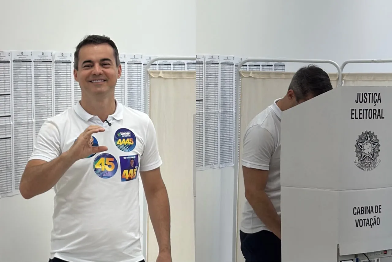 Após votar em Fortaleza, Capitão Wagner agradece apoio e fala em ‘sensação de dever cumprido’