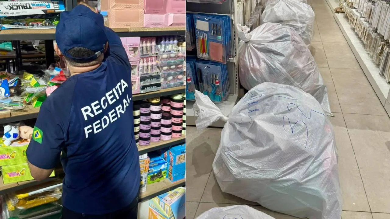 Receita Federal apreende R$ 2 milhões em mercadorias irregulares em Fortaleza