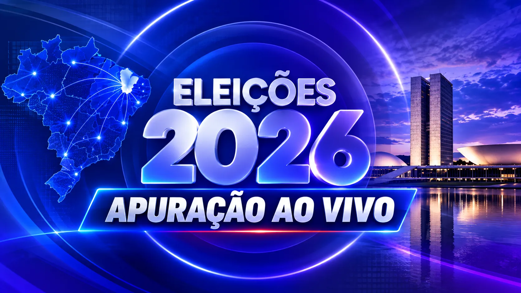 Apuração das Eleições 2026 ao vivo: Grupo Cidade acompanha resultados no Ceará e no Brasil