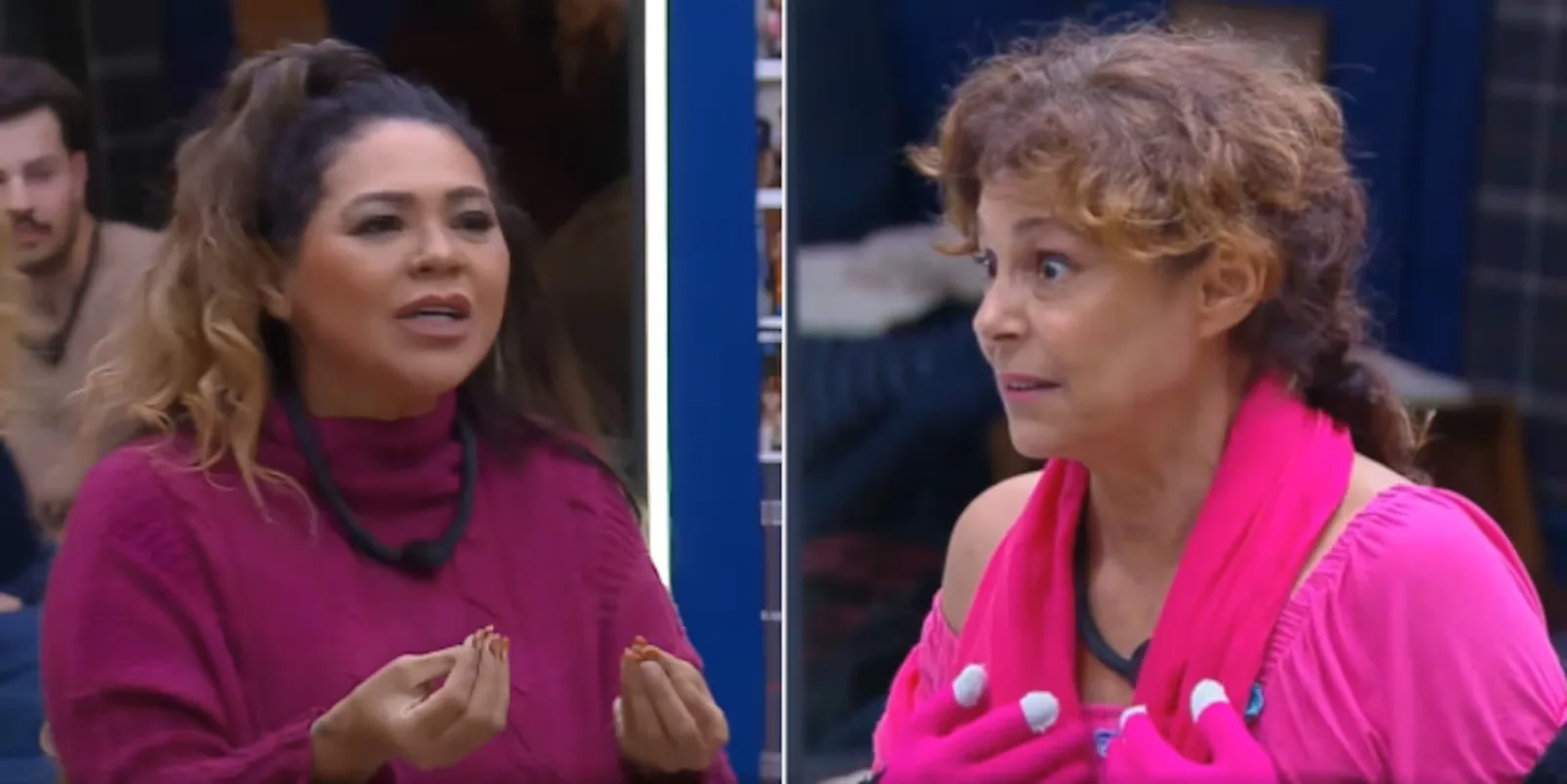 Darlin Ferrattry e Giovanna Gold discutem por água no rosto em A Fazenda 18
