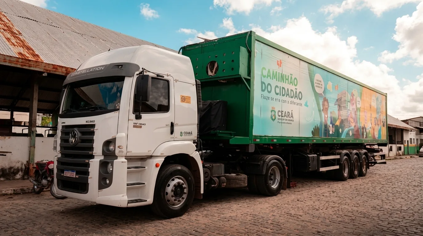 Caminhão do Cidadão atende 11 municípios do Ceará nesta semana