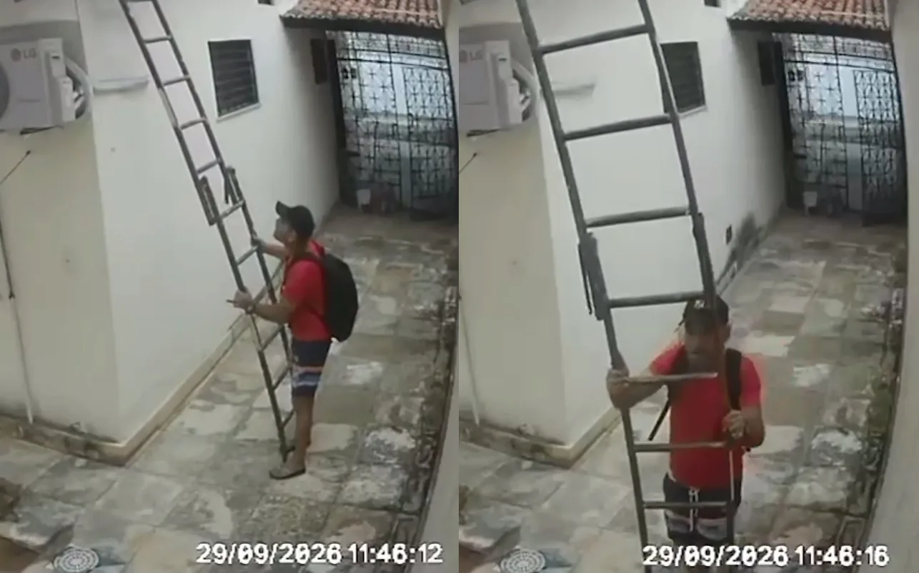 Criminoso invade casa no Parque Rio Branco, em Fortaleza, e furta notebooks e semijoias