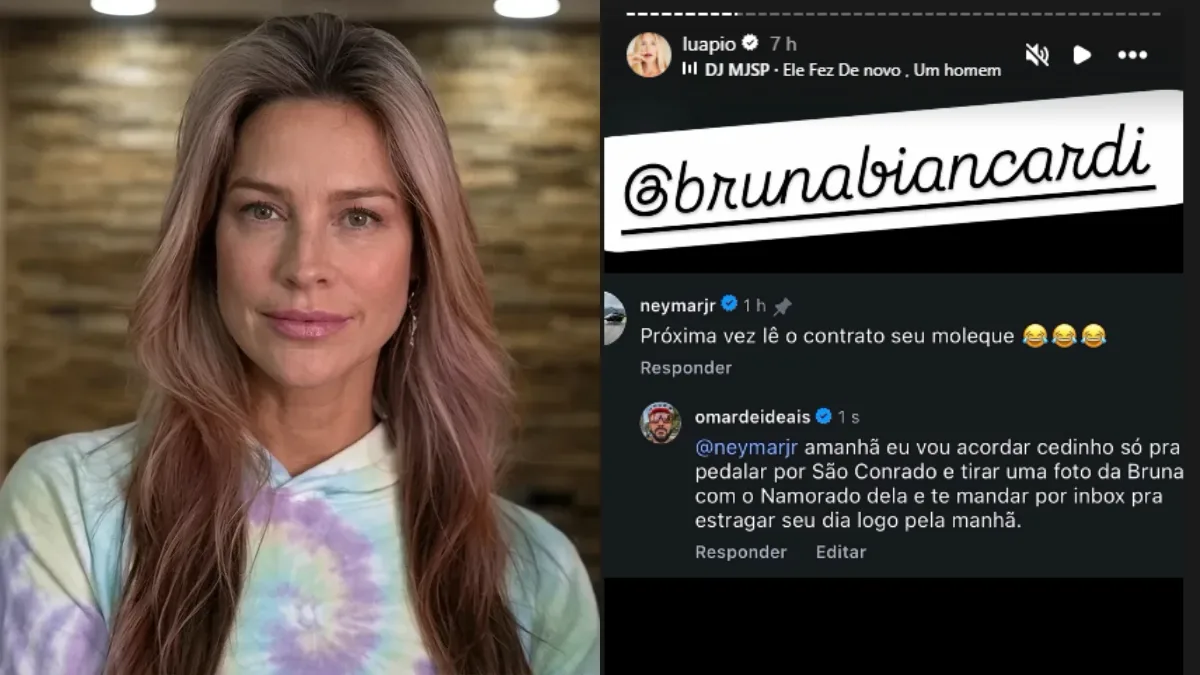 Luana Piovani marca Bruna Biancardi em indireta sobre Marquezine e Neymar