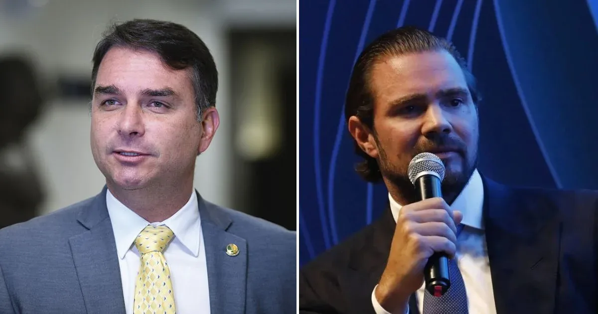 Flávio Bolsonaro voltou dos EUA com família em jato ligado a empresa de Vorcaro