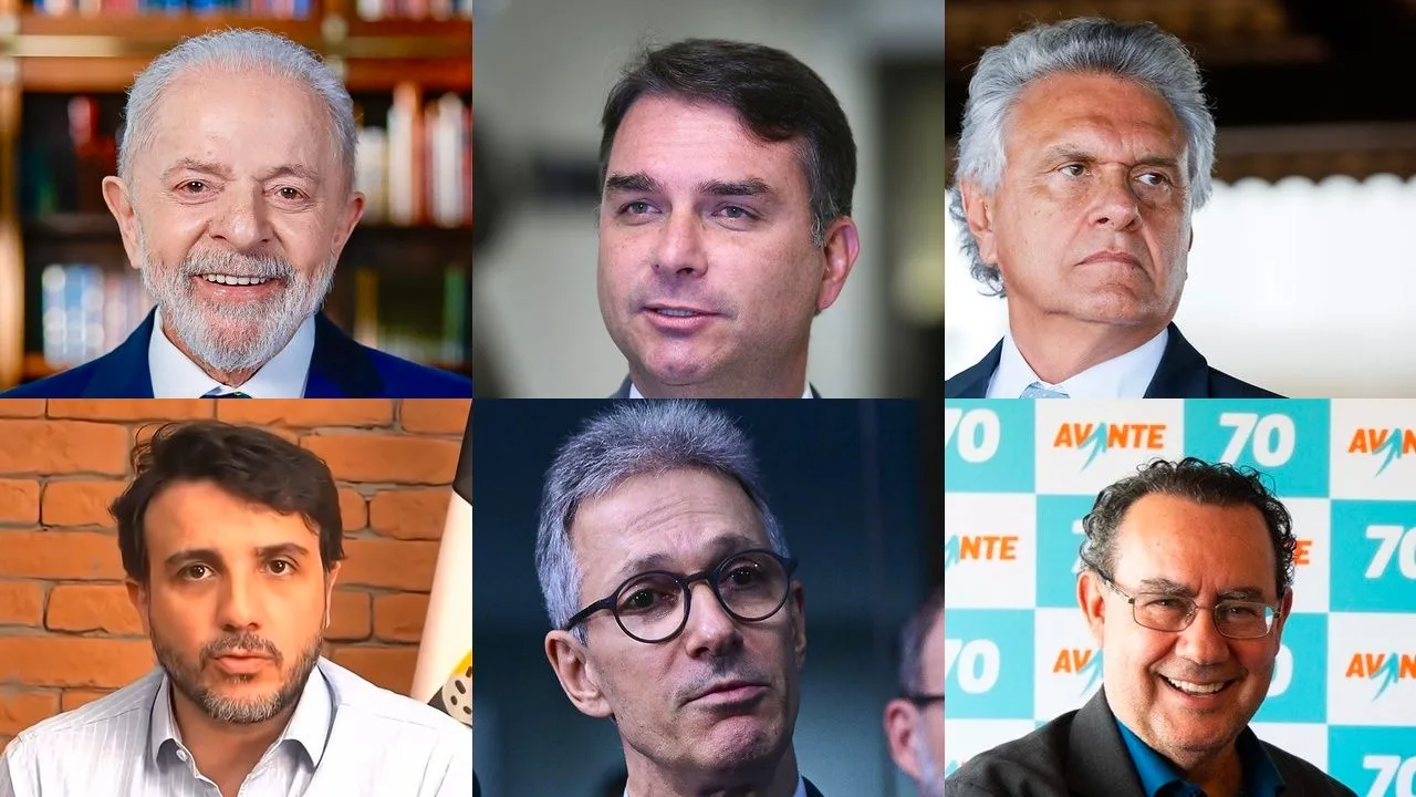 A desistência de Flávio Bolsonaro (PL) foi anunciada poucas horas antes do programa (Foto: Reprodução) Globo cancela debate presidencial após desistência de Flávio Bolsonaro e decisões judiciais