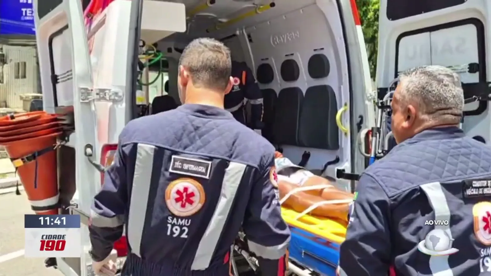 Homem de 59 anos é atropelado por moto e sofre ferimento na cabeça em Fortaleza
