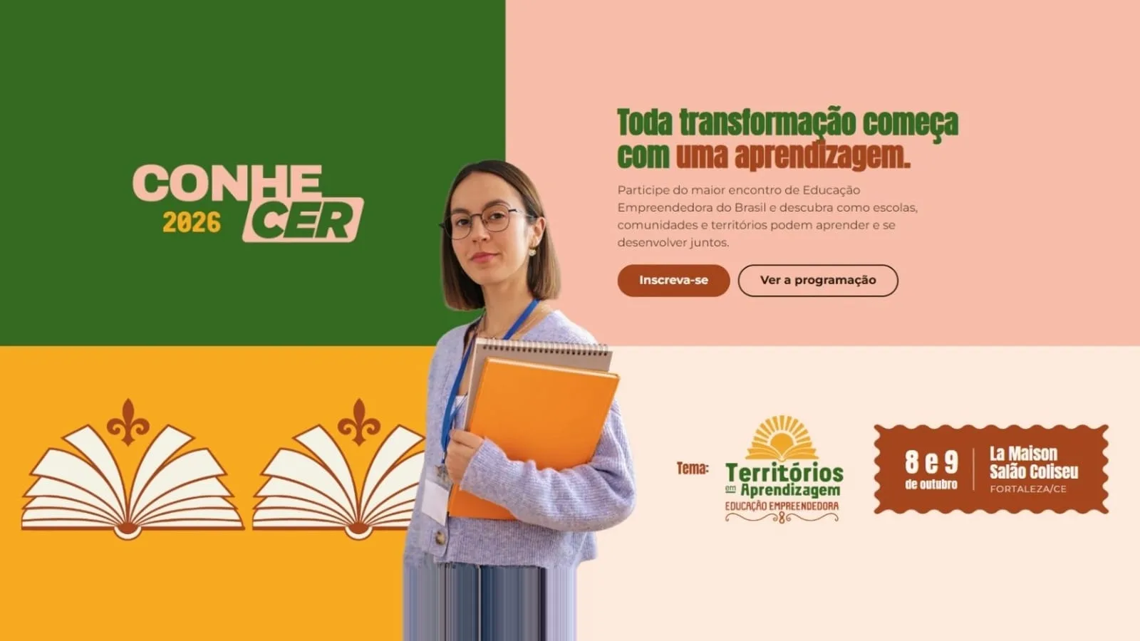 A inscrição e a programação estão disponíveis no site oficial – Imagem Divulgação ConheCER amplia alcance nacional com transmissão online e pretende reunir mais de 400 participantes em todo o país