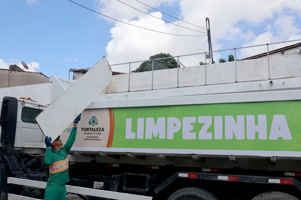 Limpezinha em Fortaleza: veja rotas entre 21 e 26 de setembro