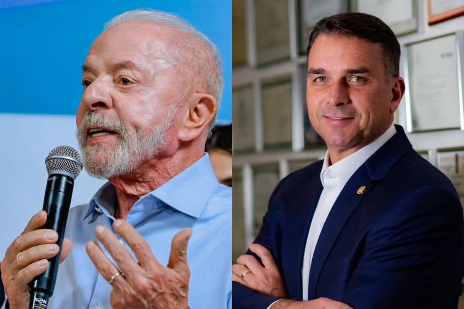 Lula aparece na frente de Flávio Bolsonaro em disputa pela Presidência; veja números