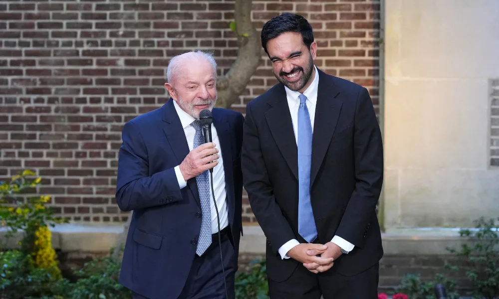 Prefeito de Nova York parabeniza Lula após vitória nas eleições de 2026