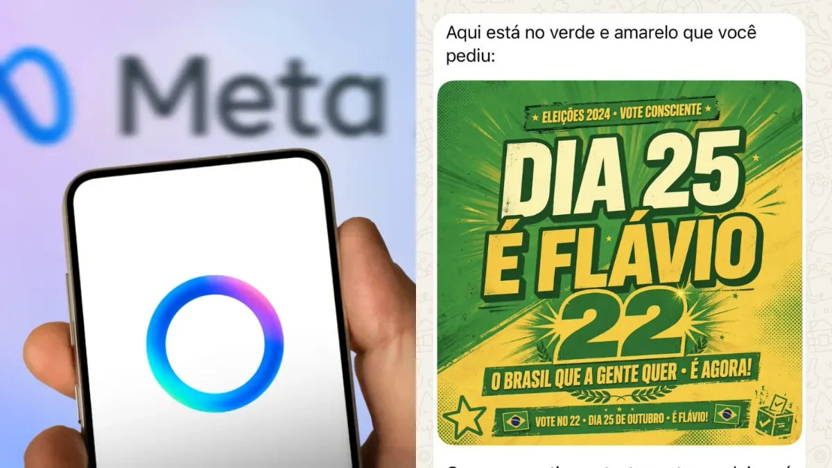 IA da Meta bloqueia geração de artes com Lula e libera imagens de Flávio Bolsonaro